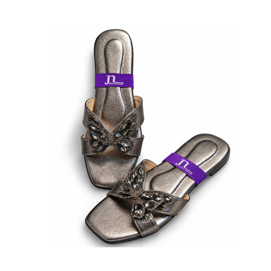 Butterfly Embellished Ladies Sandal SHOP WITH CONFIDENCE!