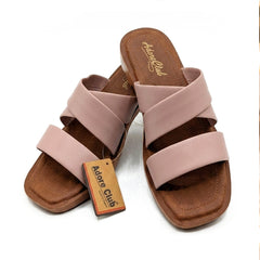 Cross Strap Slide SHOP WITH CONFIDENCE! Size Issue? No Worries! Easy Exchange Available