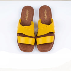 Cross Strap Slide SHOP WITH CONFIDENCE! Size Issue? No Worries! Easy Exchange Available