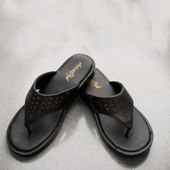 Premium Black Comfort Flip Flops | Stylish Casual Chappal