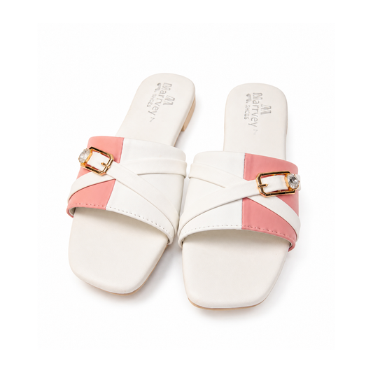 Marivel Elegant Pink & White