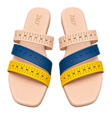 Nude, Navy Blue &amp; Mustard