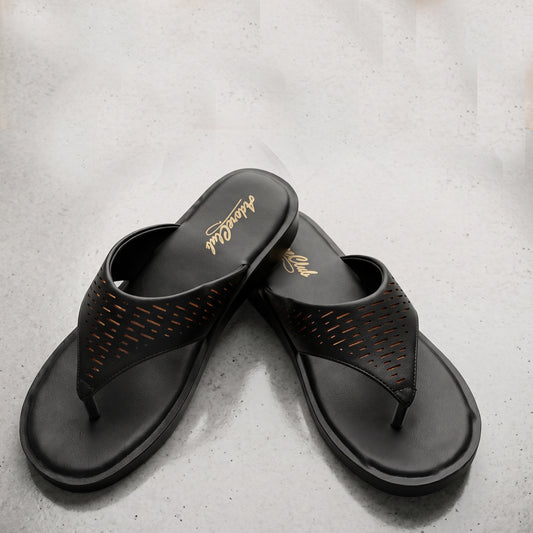 Premium Black Comfort Flip Flops | Stylish Casual Chappal