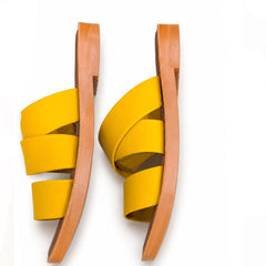 Cross Strap Slide SHOP WITH CONFIDENCE! Size Issue? No Worries! Easy Exchange Available